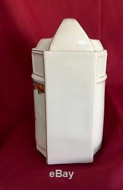 10 1920/30s Art Deco German Porcelain Kitchen Canisters