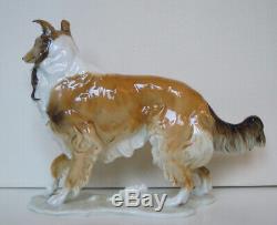 11 ART DECO HUTSCHENREUTHER-ROSENTHAL ROUGH COLLIE DOG PORCELAIN FIGURINE Lassi