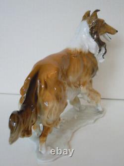 11 ART DECO HUTSCHENREUTHER-ROSENTHAL ROUGH COLLIE DOG PORCELAIN FIGURINE Lassi