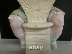 11 GERMAN HEUBACH CIGAR SMOKING BOY BISQUE FIGURINE RARE PIANO BABY With GLASSES