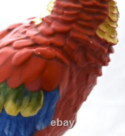 11 Rosenthal Porcelain Deco Ara Parrot Macaw on Trunk Sculpture