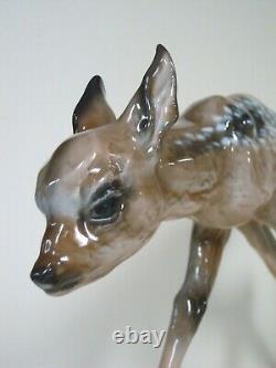 12 Art Deco Rosenthal Porcelain Figurine Roe Deer Fawn #1775 F Heidenreich Rare