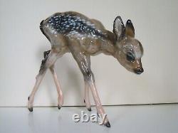 12 Art Deco Rosenthal Porcelain Figurine Roe Deer Fawn #1775 F Heidenreich Rare