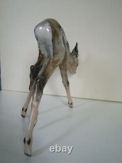 12 Art Deco Rosenthal Porcelain Figurine Roe Deer Fawn #1775 F Heidenreich Rare