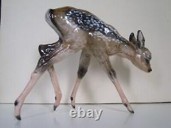 12 Art Deco Rosenthal Porcelain Figurine Roe Deer Fawn #1775 F Heidenreich Rare