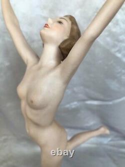 13 ART DECO HUTSCHENREUTHER-ROSENTHAL FIGURINE NUDE GIRL SUN CHILD Karl Tutter