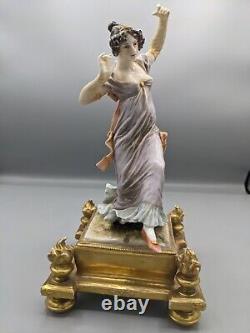 1700s Antique St Petersburg Catherine Porcelain Figurine Natalie Rare Marked