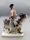 1890s Antique Samson French Whimsical Porcelain Figurine Tailor Riding A Goat