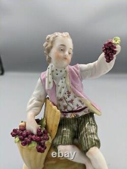 18th Century Antique German Ludwigsburg Porcelain Figurines Little Gardeners 5