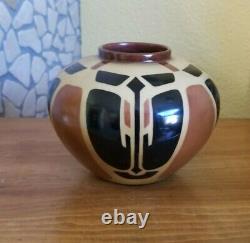 1913 Art Deco Pottery / porcelain Vase Signed