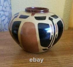 1913 Art Deco Pottery / porcelain Vase Signed