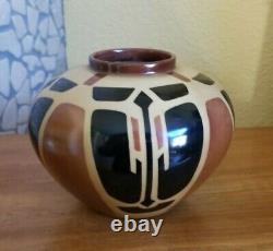 1913 Art Deco Pottery / porcelain Vase Signed