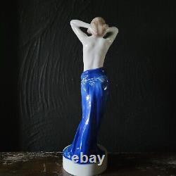 1913 Rosenthal Porcelain Semi-Nude Figurine After the Bath marked K 202