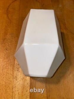 1920s Art Deco Porcelain Wall Sconce over Sink Sconce RARE Milk glass Original