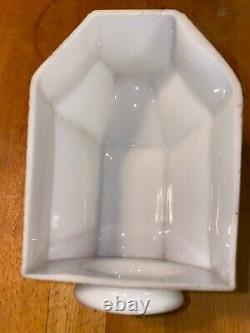 1920s Art Deco Porcelain Wall Sconce over Sink Sconce RARE Milk glass Original