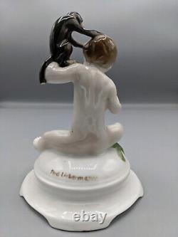 1920s German Rosenthal Porcelain Figurine Lousy Story by Ferdinand Liebermann 6
