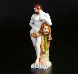 1920s KPM Berlin Herakles Hercules Porcelain Figure Figurine