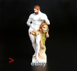 1920s KPM Berlin Herakles Hercules Porcelain Figure Figurine