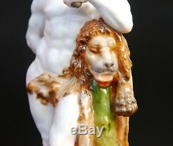 1920s KPM Berlin Herakles Hercules Porcelain Figure Figurine