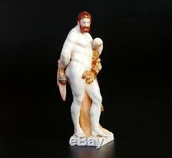 1920s KPM Berlin Herakles Hercules Porcelain Figure Figurine