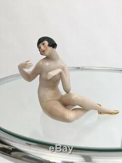 1920s bathing beauty ceramic vintage antique Art Deco original