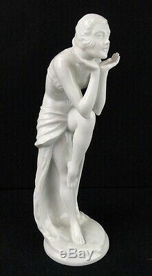 1922 Art Deco Rosenthal D. CHAROL Anita Berber Berlin Dancer Porcelain- MINT