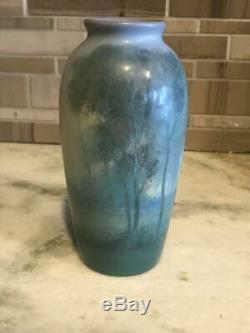 1923 Rookwood Art Pottery Scenic Landscape Vellum Vase XXIII 922E Ed Diers