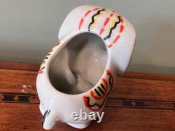 1930 Antique Art Deco German Walter Bosse Pincushion Porcelain Elephant Figurine