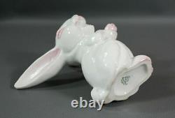 1930 Art Deco German Rosenthal Max Friz Porcelain Figurine Laughing Rabbit 7'