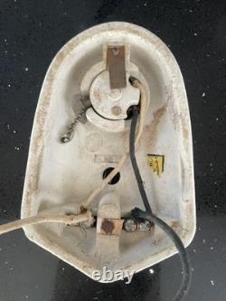 1930's Paulding Art Deco, White Porcelain wall Sconce and Milk Glass Shade