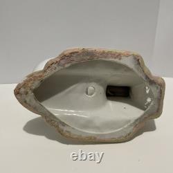 1930's Set Of 2 Art Deco Vintage Porcelain Sconces Good Condition/READ Desc