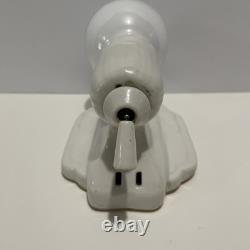 1930's Set Of 2 Art Deco Vintage Porcelain Sconces Good Condition/READ Desc
