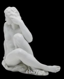 1930s Art Deco Nude Woman Sculpture Figurine Germany Meissen Robert Ullmann 1940