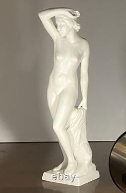 1930s Art Deco Rudolf Kaesbach Rosenthal Nude Woman Statue Figurine Germany