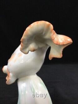 1939 Antique ART DECO Meissen Original Porcelain Figurine'Gold fish' Rare