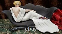 1984HP Louis ICART Figurine Le Sofa Art Deco LOW NUMBER 930 of Ltd Ed. 10.000