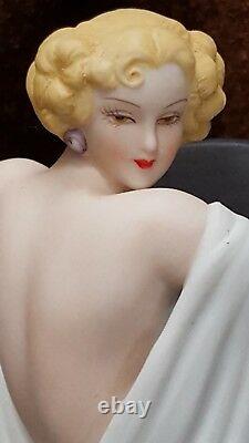 1984HP Louis ICART Figurine Le Sofa Art Deco LOW NUMBER 930 of Ltd Ed. 10.000