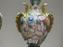 2 Antique Table Lamps Perfect Porcelain Floral Table Lamps Collectible Lamps