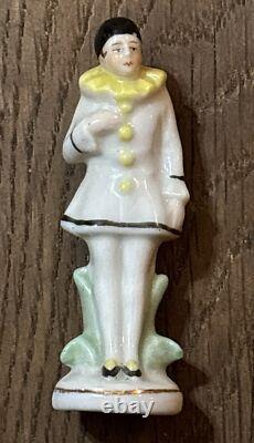 2 Art Deco Porcelain Bisque 1920s Flappers Marked Germany 14975 2-3/4