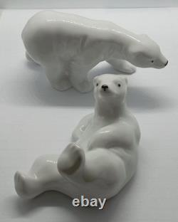 2? Porcelain Polar bear Vintage Art Deco Made in Germany