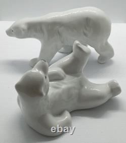 2? Porcelain Polar bear Vintage Art Deco Made in Germany