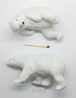 2? Porcelain Polar bear Vintage Art Deco Made in Germany