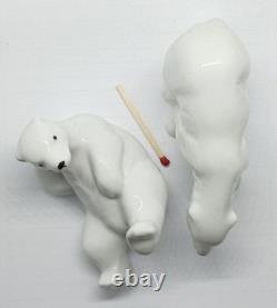 2? Porcelain Polar bear Vintage Art Deco Made in Germany