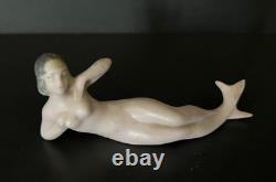 3 Antique German Bisque Porcelain Bathing Beauties Art Deco 1920's Set of 3