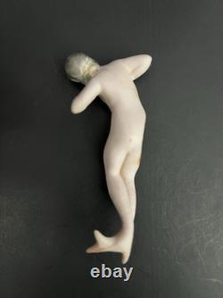 3 Antique German Bisque Porcelain Bathing Beauties Art Deco 1920's Set of 3