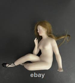 3 Antique German Bisque Porcelain Bathing Beauties Art Deco 1920's Set of 3