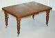 4 6 Person Victorian Mahogany Wind Out Dining Table With Porcelain Castors