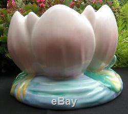A Fine CLARICE CLIFF LILY PAD, WATER LILY, LOTUS, CROCUS, LILY POND BOWL. C. 1938