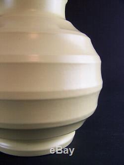 A Keith Murray for Wedgwood Matt Straw Football (shape 3765) Vase Perfect