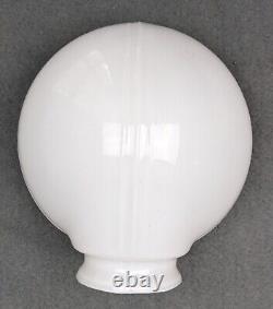 ALABAX 1930s Art Deco White Porcelain Sconce & Opal Glass Shade, Rewired